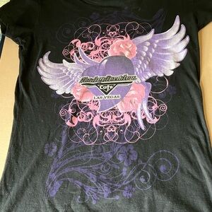 💗5/$25!💗  Harley-Davidson Cafe Las Vegas Tee - Vintage- Permanently Closed Med